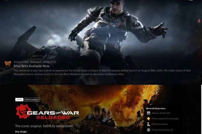 Gears of War Reloaded PS5 Launches Worldwide on August 26