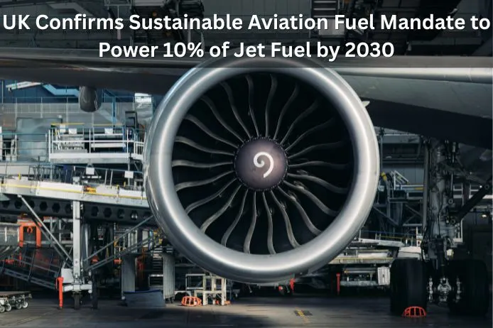 UK Confirms Sustainable Aviation Fuel Mandate to Power 10% of Jet Fuel by 2030